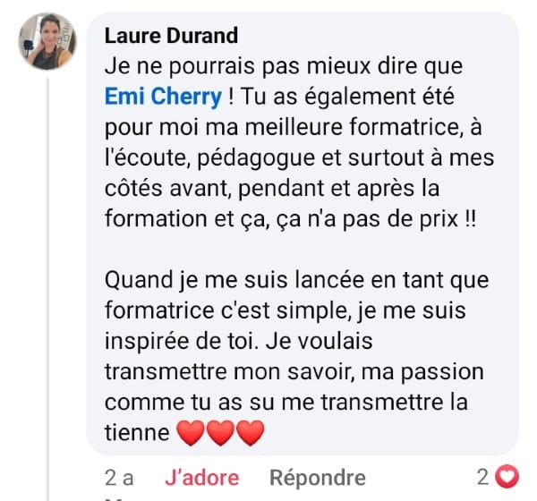 Avis client de Laure Durand