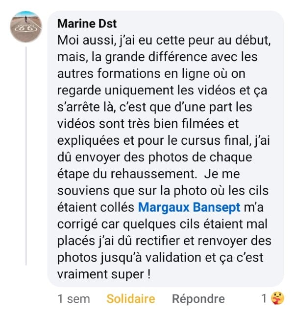 Avis client de Marine Dst